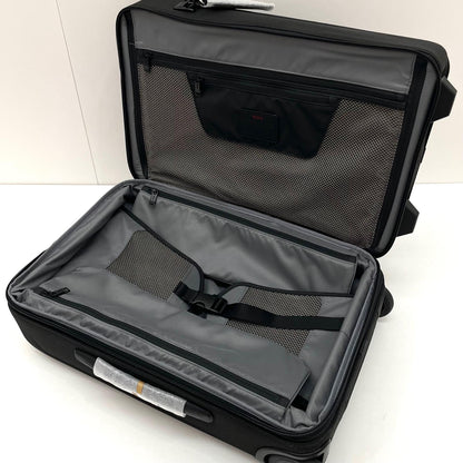 【中古】TUMI | トゥミ　ALPHA3 インターナショナル エクスパンダブル 2ウィール キャリーオン　キャリーバッグ スーツケース　ブラック【尾張小牧店】【専】