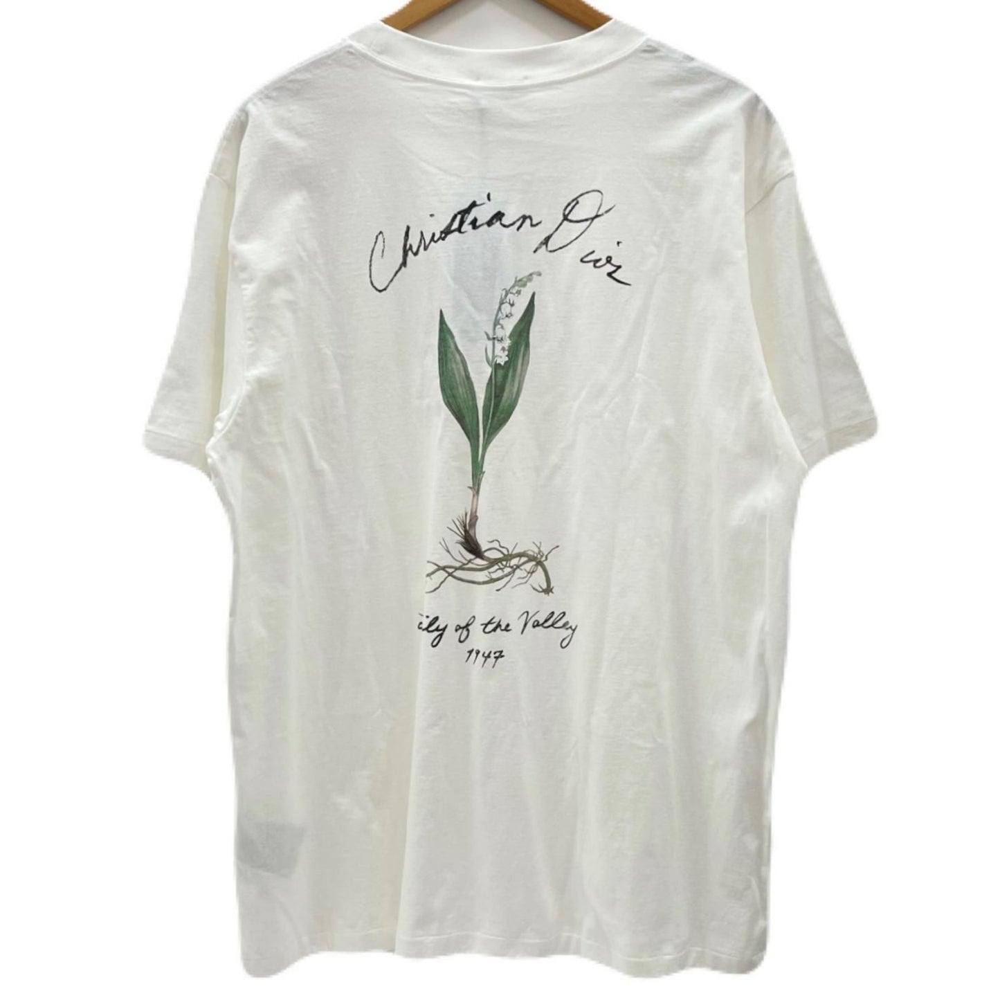 【中古】Dior | ディオール　24AW Ringflower Short Sleeve 半袖Ｔシャツ 493J696A0817 ホワイト サイズ：XL【尾張小牧店】