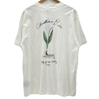 【中古】Dior | ディオール　24AW Ringflower Short Sleeve 半袖Ｔシャツ 493J696A0817 ホワイト サイズ：XL【尾張小牧店】