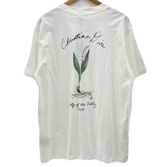 【中古】Dior | ディオール　24AW Ringflower Short Sleeve 半袖Ｔシャツ 493J696A0817 ホワイト サイズ：XL【尾張小牧店】