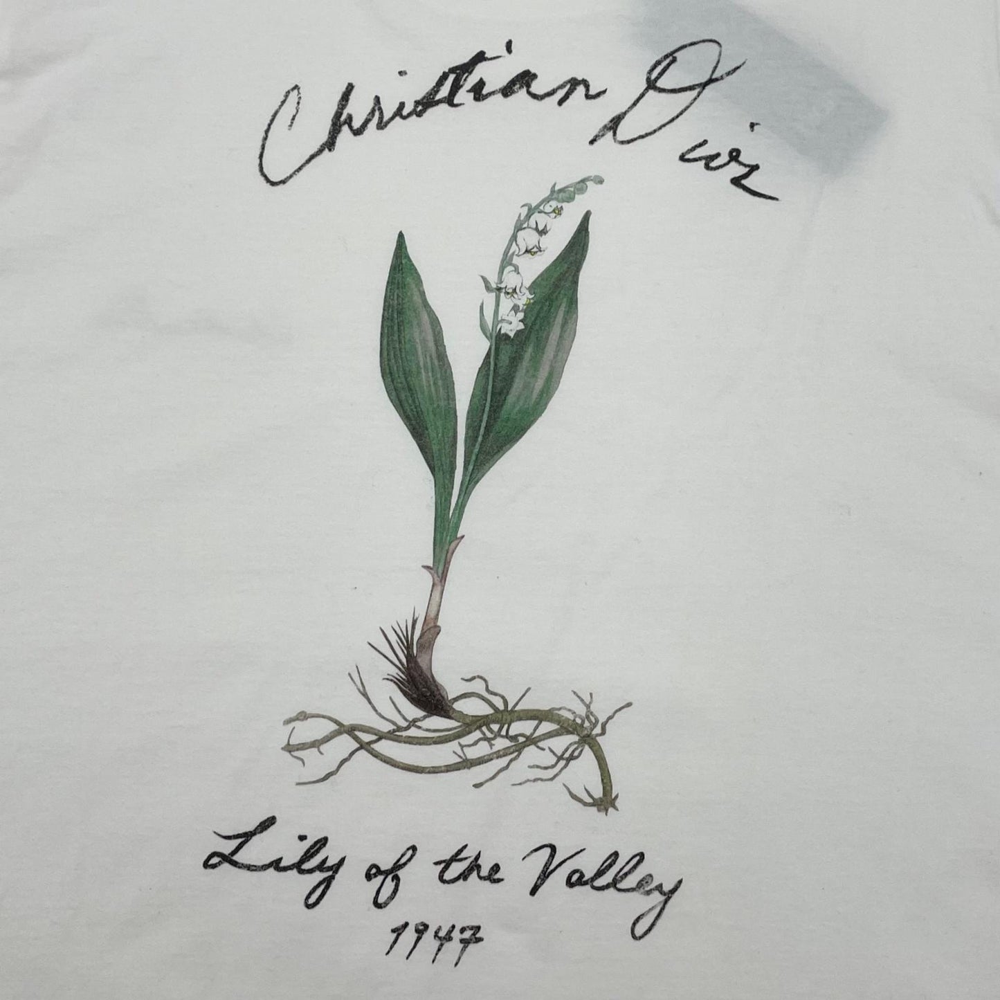 【中古】Dior | ディオール　24AW Ringflower Short Sleeve 半袖Ｔシャツ 493J696A0817 ホワイト サイズ：XL【尾張小牧店】