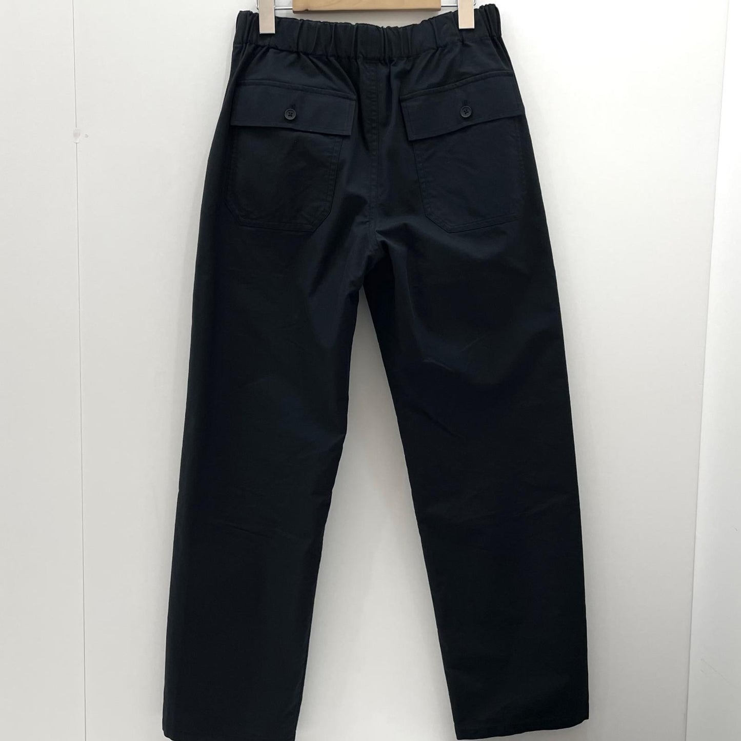 【中古】uniform experiment | ユニフォームエクスペリメント　26SS CHAMBRAY COMFORT UTILITY PANTS イージーパンツ UE-260034 ブラック サイズ：1【尾張小牧店】
