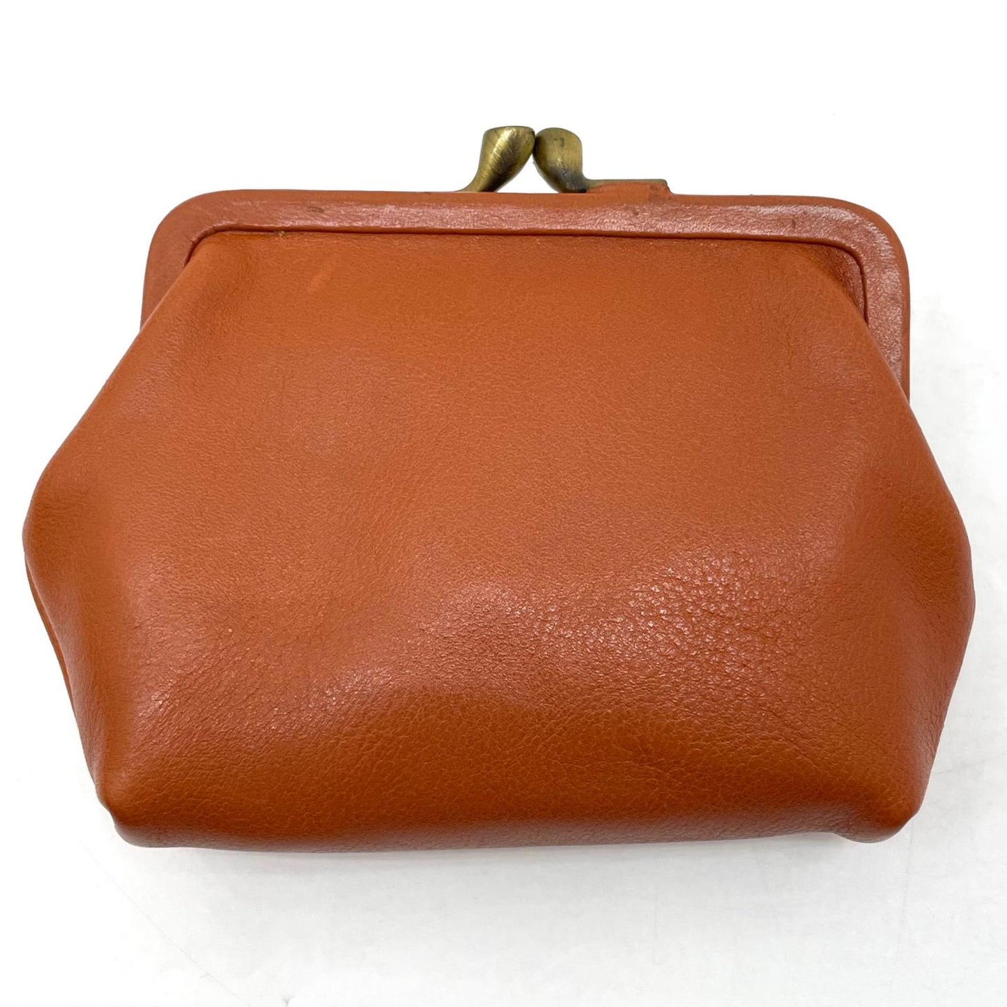 【中古】IL BISONTE | イルビゾンテ　がま口財布 コインケース ブラウン【尾張小牧店】