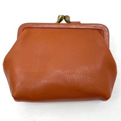【中古】IL BISONTE | イルビゾンテ　がま口財布 コインケース ブラウン【尾張小牧店】