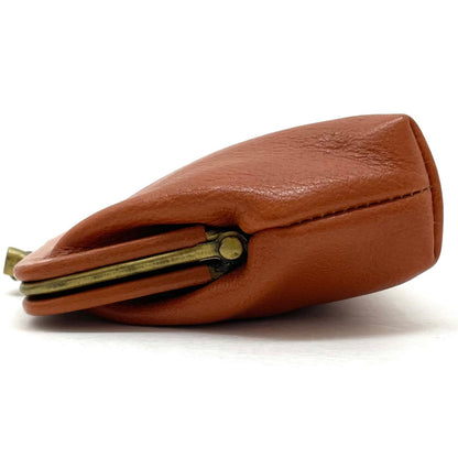 【中古】IL BISONTE | イルビゾンテ　がま口財布 コインケース ブラウン【尾張小牧店】