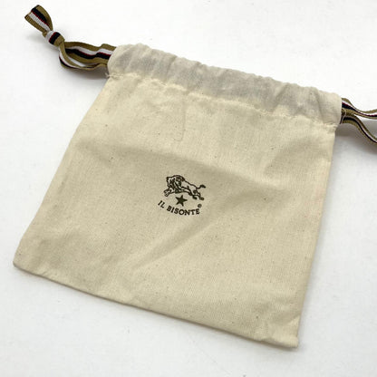 【中古】IL BISONTE | イルビゾンテ　がま口財布 コインケース ベージュ【尾張小牧店】