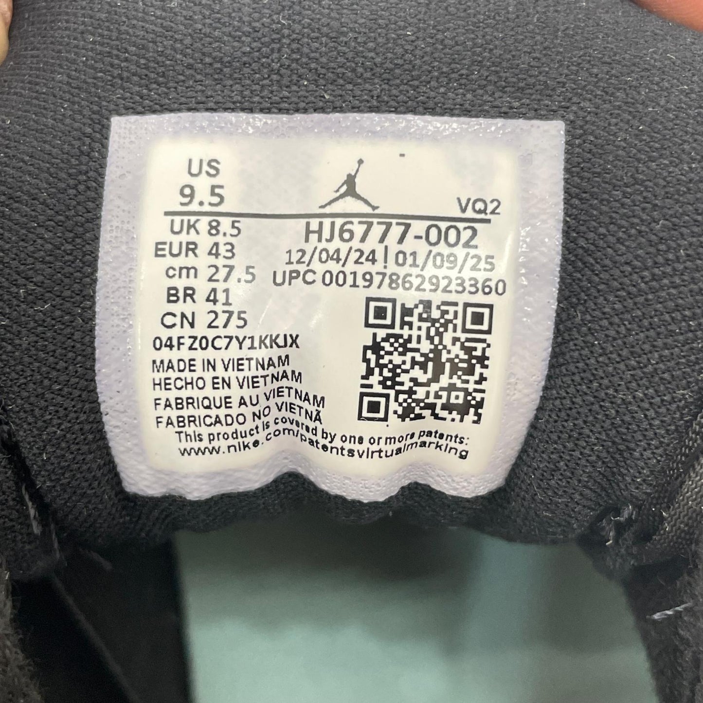 NIKE | ナイキ Jordan CMFT Era スニーカー 27.5cm HJ6777-002 ブラック【尾張小牧店】