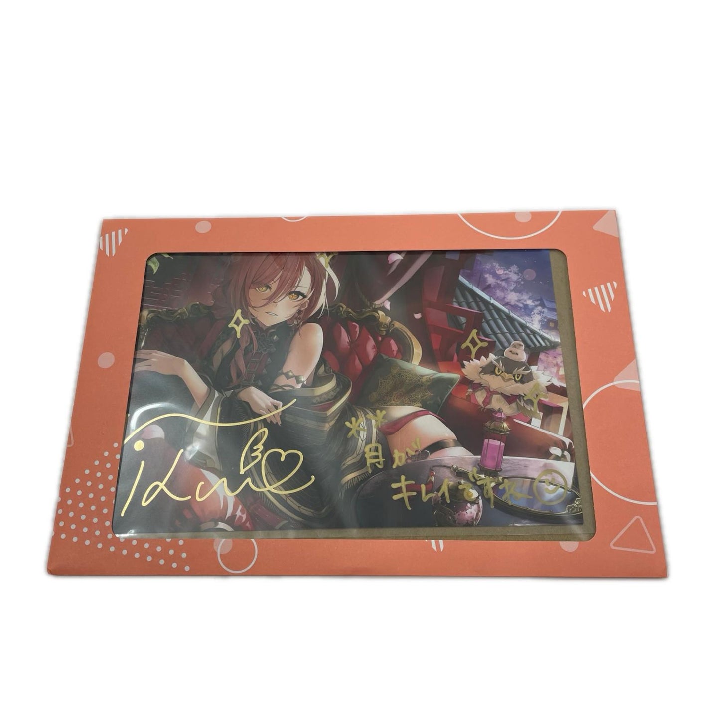 【尾張小牧店】 中古 鷹嶺ルイ 4周年記念 直筆サインポストカード 【718】