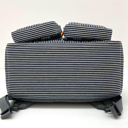 【中古】PORTER×Marc Newson | ポーター×マーク・ニューソン YOSHIDA & Co. 90th Anniversary Project 010　DAYPACK　リュックサック・デイパック 386-26181　ヒッコリー×シルバーグレー【尾張小牧店】
