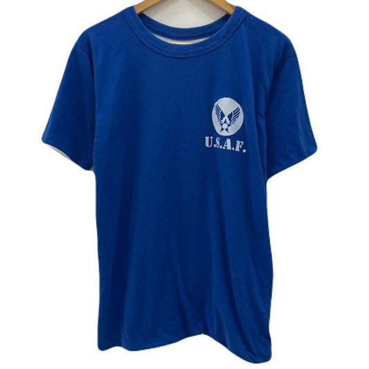 【中古】OLD | オールド　80s　USAF ダブルフェイスTee 半袖Ｔシャツ ブルー【尾張小牧店】