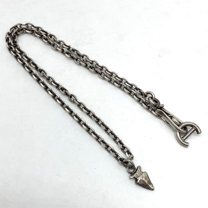 【中古】FIRST ARROW`S | ファーストアローズ　フックチェーン　矢じり付 ネックレス シルバー【尾張小牧店】