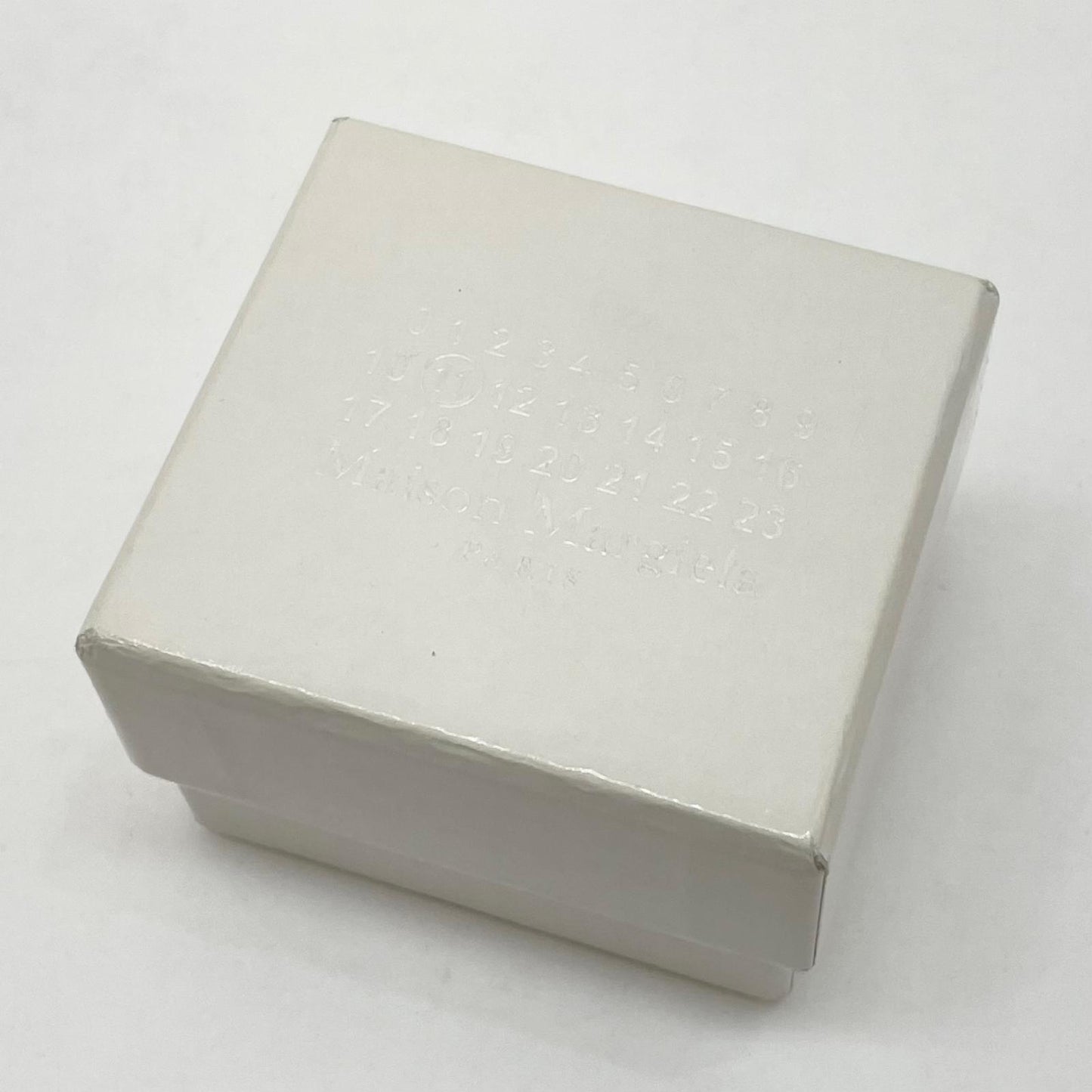 【中古】Maison Margiela | メゾンマルジェラ　ツイストナンバーリングロゴ リング・指輪 シルバー【尾張小牧店】