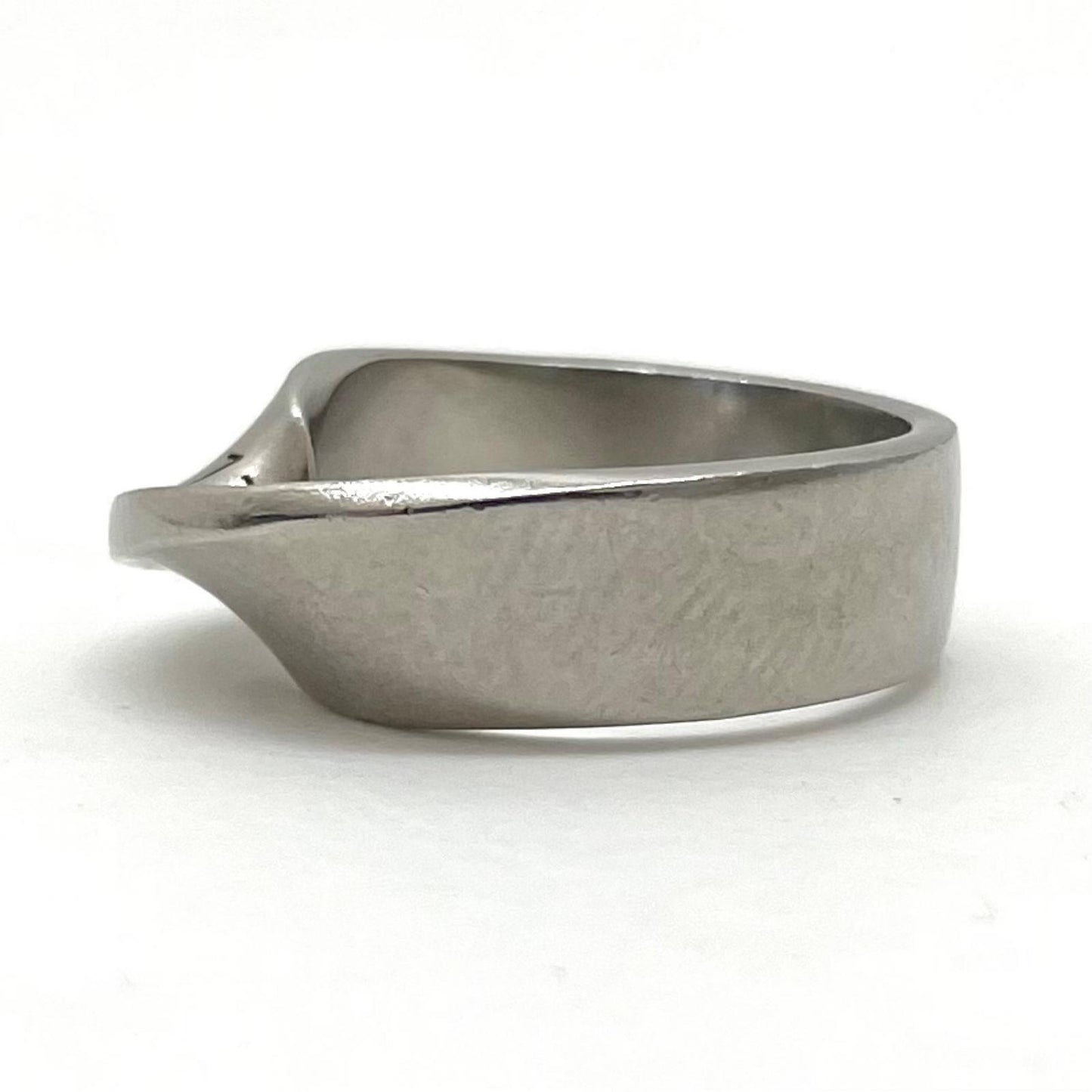 【中古】Maison Margiela | メゾンマルジェラ　ツイストナンバーリングロゴ リング・指輪 シルバー【尾張小牧店】