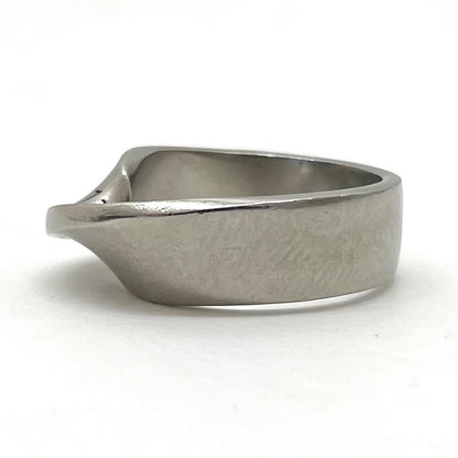 【中古】Maison Margiela | メゾンマルジェラ　ツイストナンバーリングロゴ リング・指輪 シルバー【尾張小牧店】