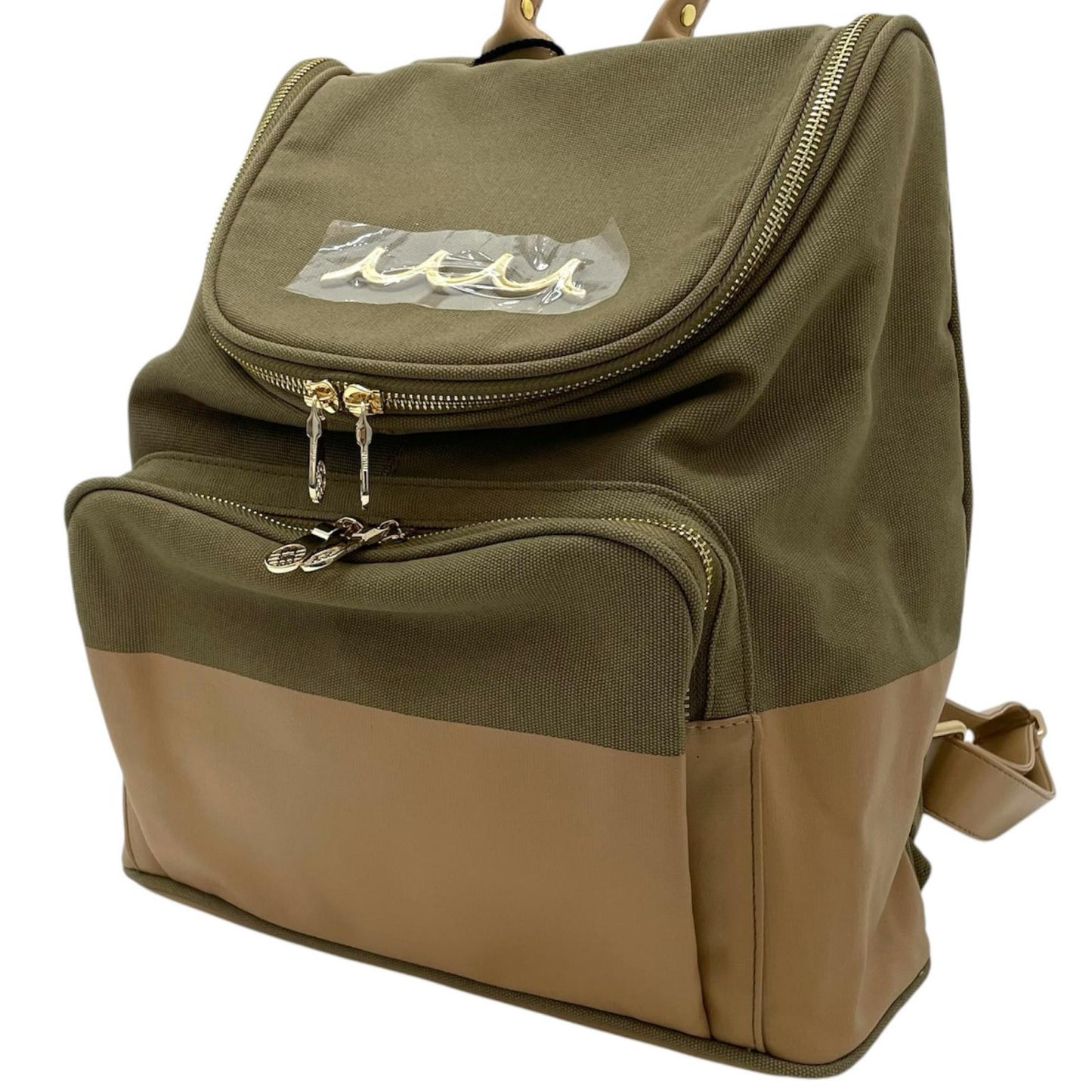 【中古】MUTA MARINE | ムータマリン リュックサック・デイパック MULUC-CANVAS/KH/BR カーキ×ベージュ【尾張小牧店】