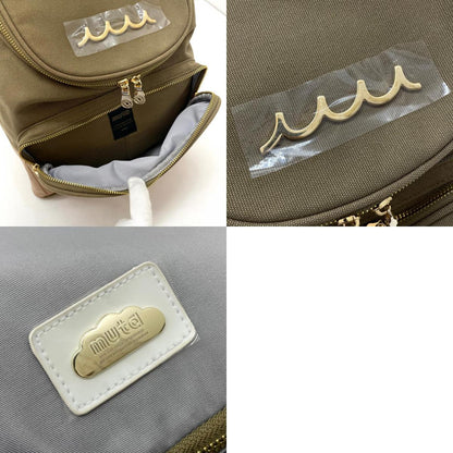 【中古】MUTA MARINE | ムータマリン リュックサック・デイパック MULUC-CANVAS/KH/BR カーキ×ベージュ【尾張小牧店】