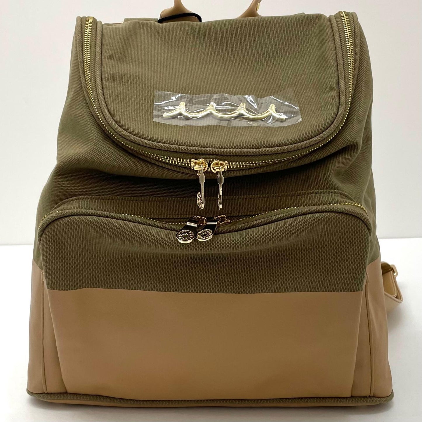 【中古】MUTA MARINE | ムータマリン リュックサック・デイパック MULUC-CANVAS/KH/BR カーキ×ベージュ【尾張小牧店】