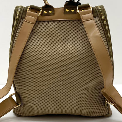 【中古】MUTA MARINE | ムータマリン リュックサック・デイパック MULUC-CANVAS/KH/BR カーキ×ベージュ【尾張小牧店】
