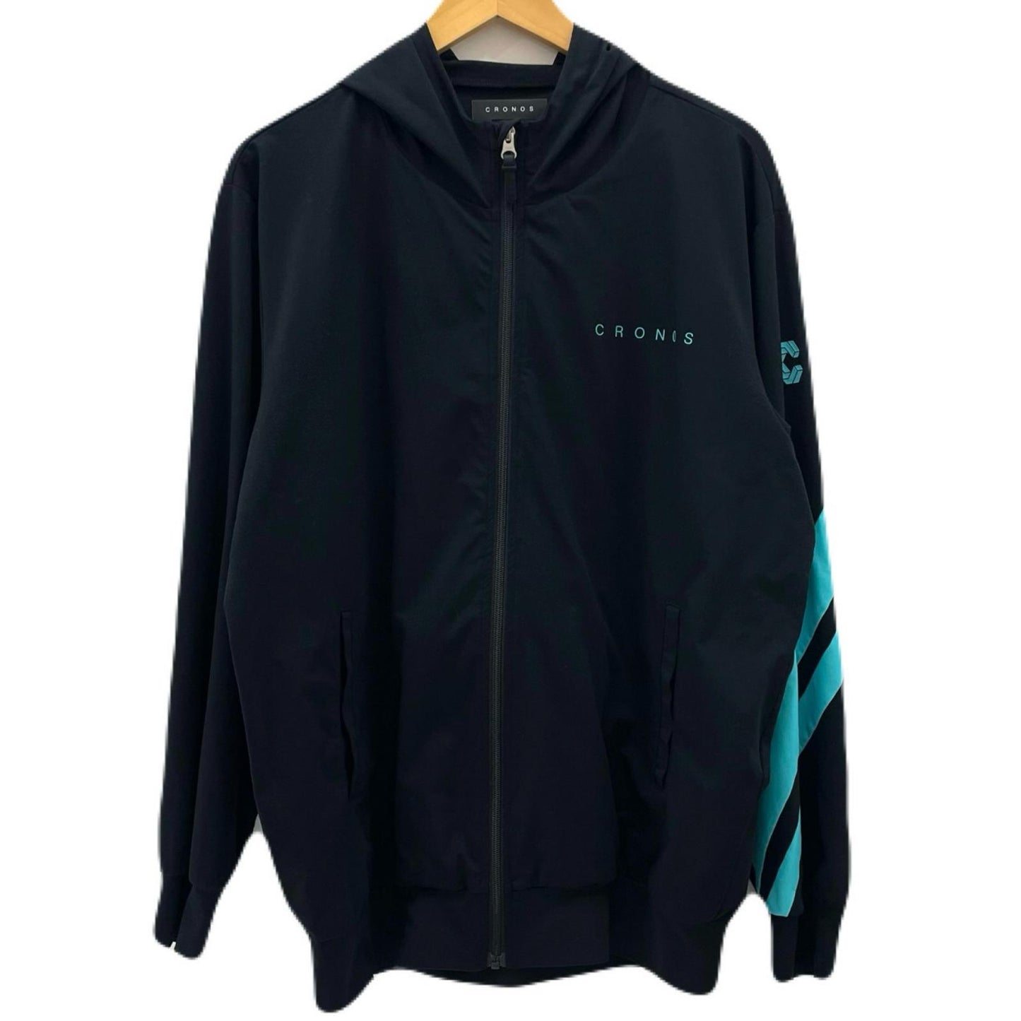 【中古】CRONOS | クロノス ジャケット　パンツ　ジャージ　セットアップ ブラック サイズ：L【尾張小牧店】