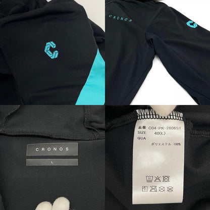 【中古】CRONOS | クロノス ジャケット　パンツ　ジャージ　セットアップ ブラック サイズ：L【尾張小牧店】