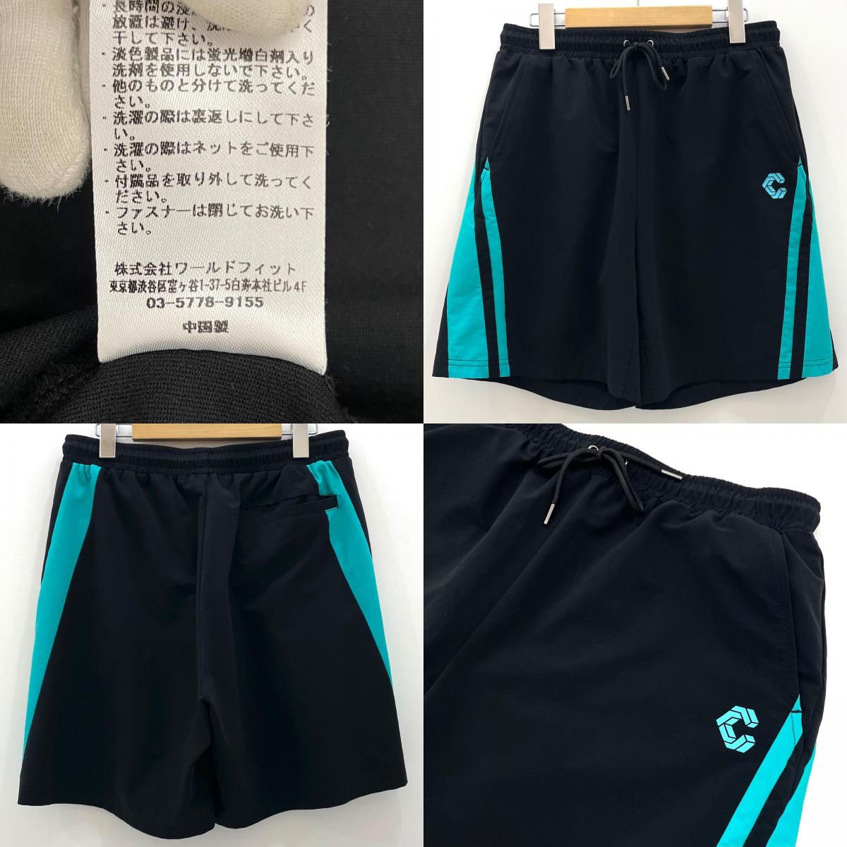 【中古】CRONOS | クロノス ジャケット　パンツ　ジャージ　セットアップ ブラック サイズ：L【尾張小牧店】