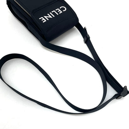 【中古】CELINE | セリーヌ　TREKKING FLAP PHONE ショルダーバッグ 10K032EIY　ブラック【尾張小牧店】