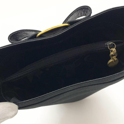 【中古】Salvatore Ferragamo | サルヴァトーレフェラガモ　ヴァラ ハンドバッグ ブラック【尾張小牧店】