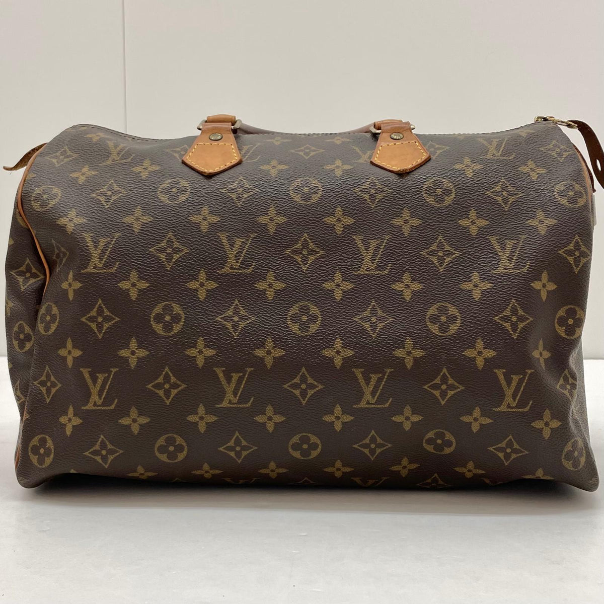 【中古】LOUIS VUITTON | ルイ・ヴィトン スピーディ35 ハンドバッグ ミニボストンバッグ カデナ 南京錠 モノグラム M41524 ブラウン【尾張小牧店】