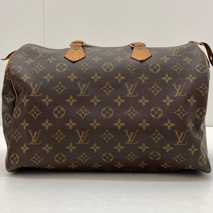 【中古】LOUIS VUITTON | ルイ・ヴィトン スピーディ35 ハンドバッグ ミニボストンバッグ カデナ 南京錠 モノグラム M41524 ブラウン【尾張小牧店】