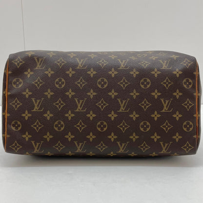 【中古】LOUIS VUITTON | ルイ・ヴィトン スピーディ35 ハンドバッグ ミニボストンバッグ カデナ 南京錠 モノグラム M41524 ブラウン【尾張小牧店】