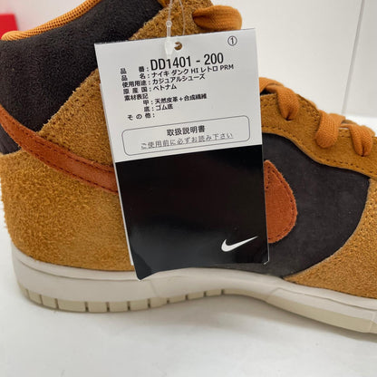 NIKE | ナイキ Dunk High PRM スニーカー 26.5cm DD1401-200 ブラウン【尾張小牧店】