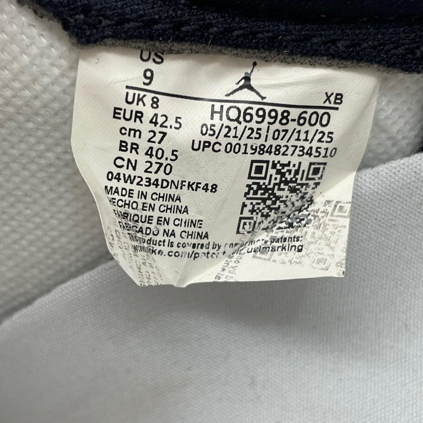 NIKE | ナイキ Air Jordan 1 Retro Low OG スニーカー 27.0cm HQ6998-600 レッド【尾張小牧店】
