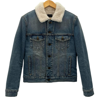 【中古】SAINT LAURENT | サンローラン ボアデニムジャケット 561158 YY883 ブルー サイズ：S【尾張小牧店】