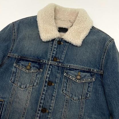 【中古】SAINT LAURENT | サンローラン ボアデニムジャケット 561158 YY883 ブルー サイズ：S【尾張小牧店】