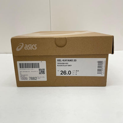 asics | アシックス Gel-Kayano 20 スニーカー 26.0cm 1203A388-003 ブラック【尾張小牧店】