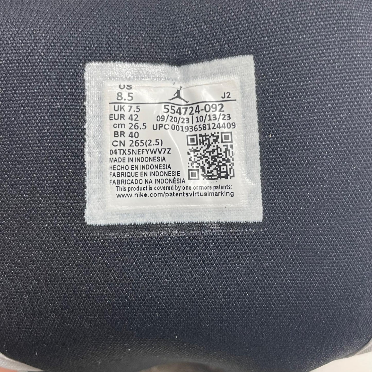 NIKE | ナイキ AIR JORDAN 1 MID スニーカー 26.5cm 554724-092 グレー【尾張小牧店】