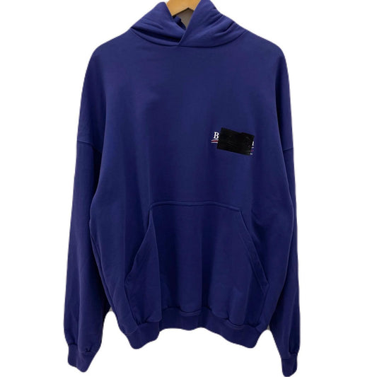【中古】BALENCIAGA | バレンシアガ Political Campaign Hoodie 長袖パーカー パープル サイズ：XS【尾張小牧店】