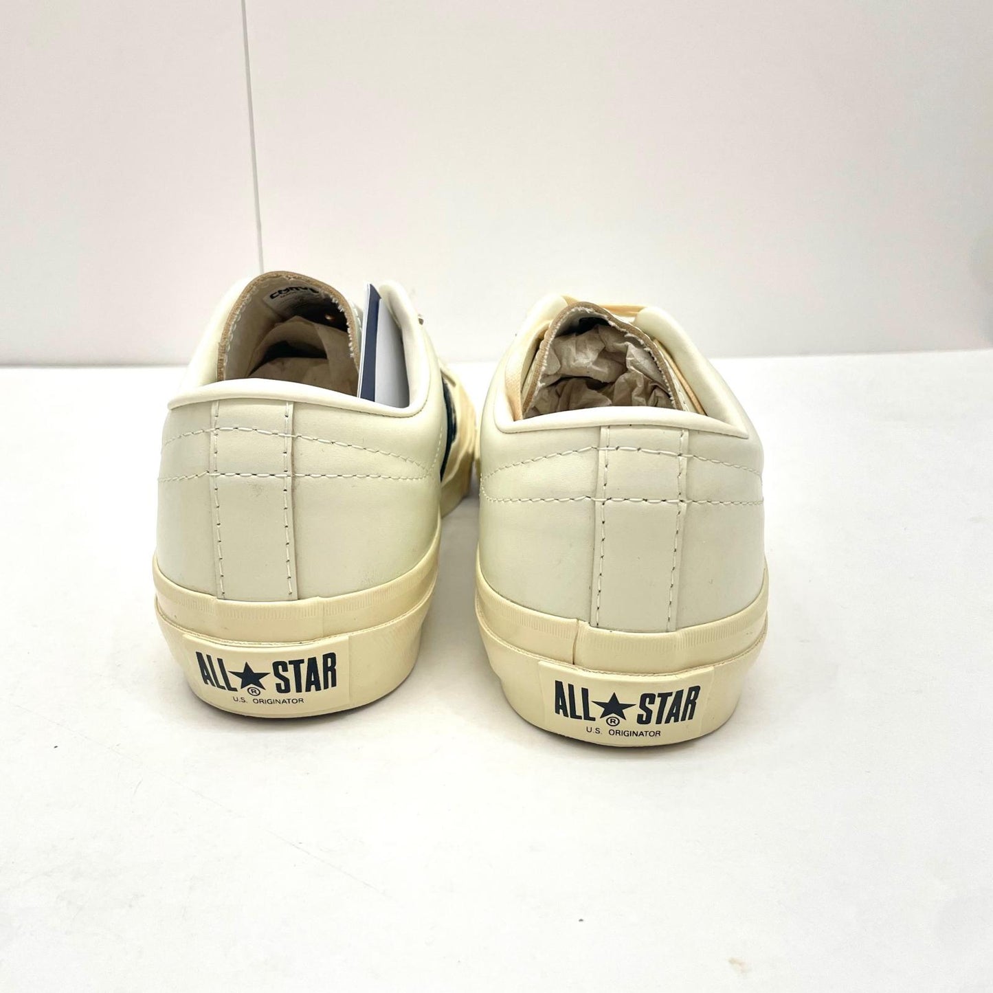 CONVERSE | コンバース STAR & BARS US LEATHER スニーカー 26.5cm 1SD903 ベージュ【尾張小牧店】