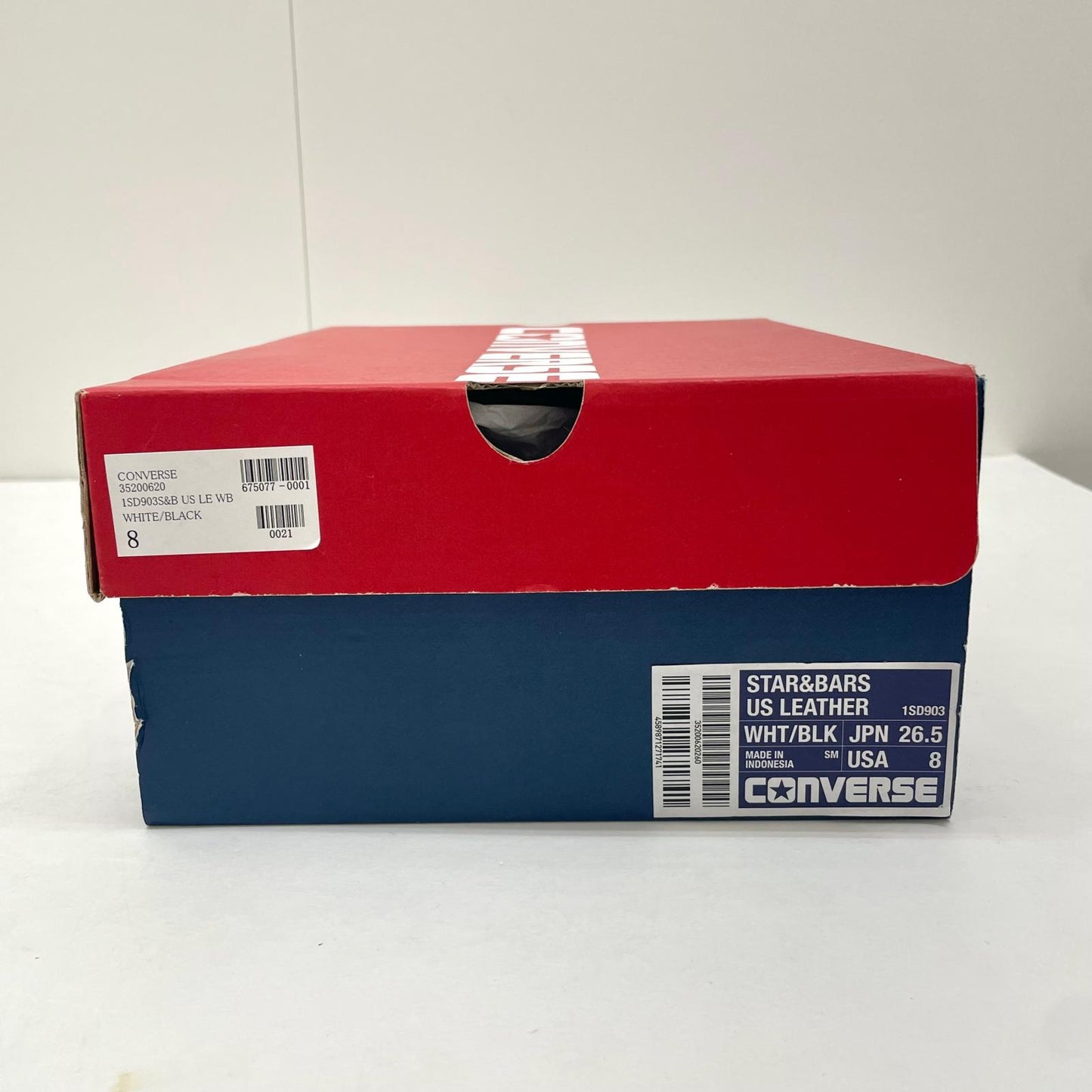 CONVERSE | コンバース STAR & BARS US LEATHER スニーカー 26.5cm 1SD903 ベージュ【尾張小牧店】