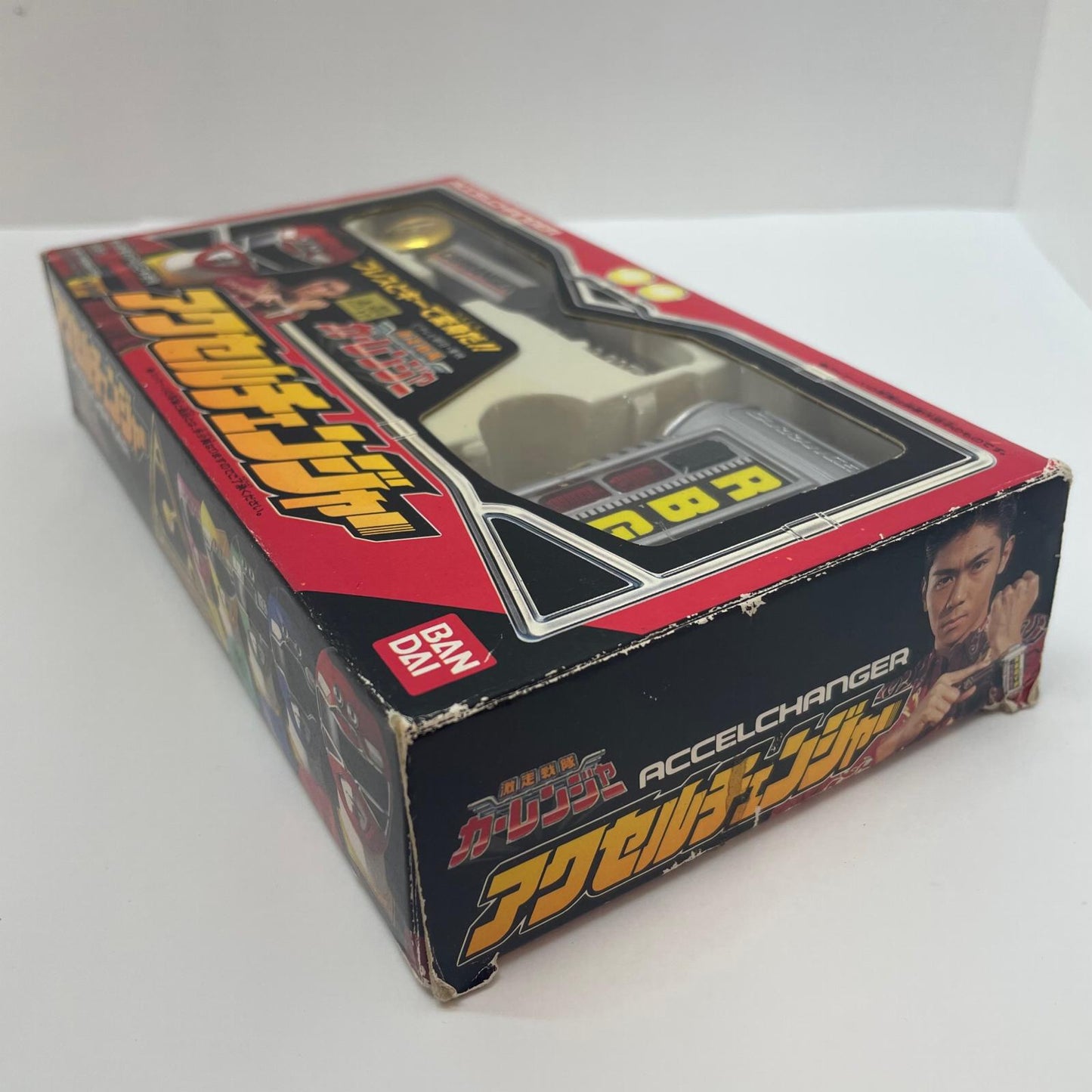【尾張小牧店】BANDAI アクセルチェンジャー 激走戦隊カーレンジャー 動作確認済【レトロ】【中古】