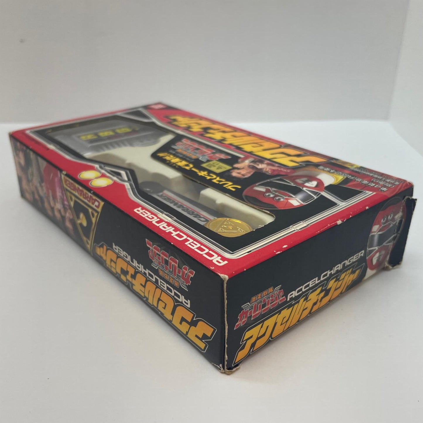 【尾張小牧店】BANDAI アクセルチェンジャー 激走戦隊カーレンジャー 動作確認済【レトロ】【中古】