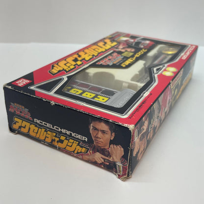 【尾張小牧店】BANDAI アクセルチェンジャー 激走戦隊カーレンジャー 動作確認済【レトロ】【中古】