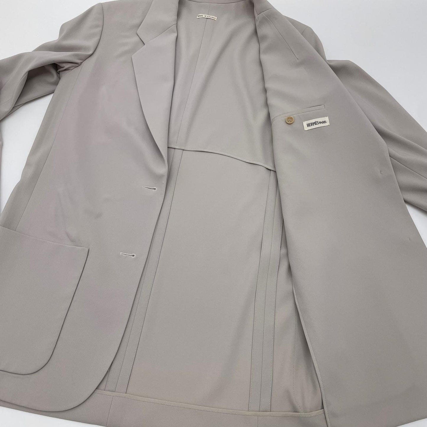 【中古】HERMES | エルメス 90's～00's マルジェラ期 テーラードジャケット ベージュ サイズ：38【尾張小牧店】