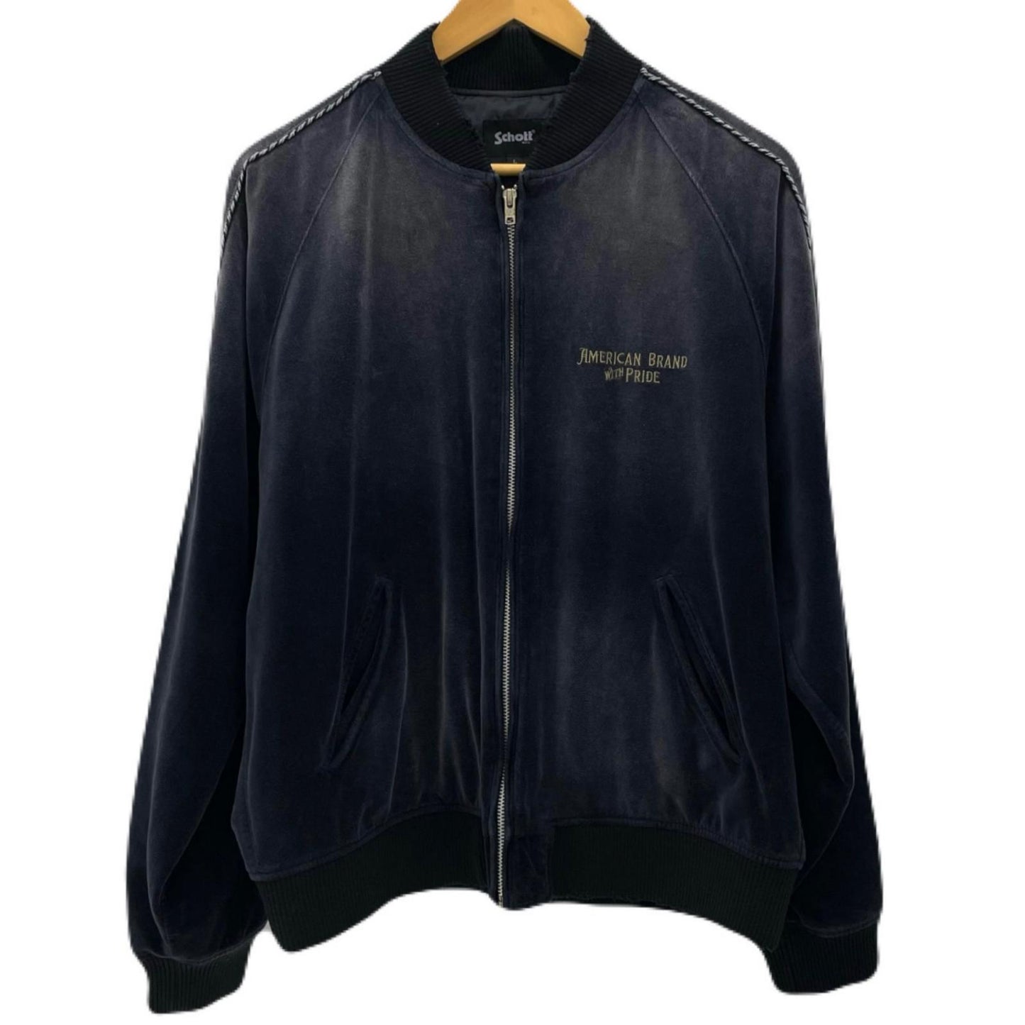 【中古】schott | ショット BACK AND FORTHASING SOUVENIR JACKET　スカジャン スーベニアジャケット 782-5252012 ブラック サイズ：L【尾張小牧店】