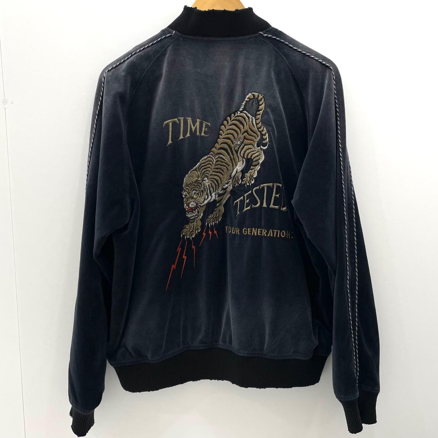 【中古】schott | ショット BACK AND FORTHASING SOUVENIR JACKET　スカジャン スーベニアジャケット 782-5252012 ブラック サイズ：L【尾張小牧店】