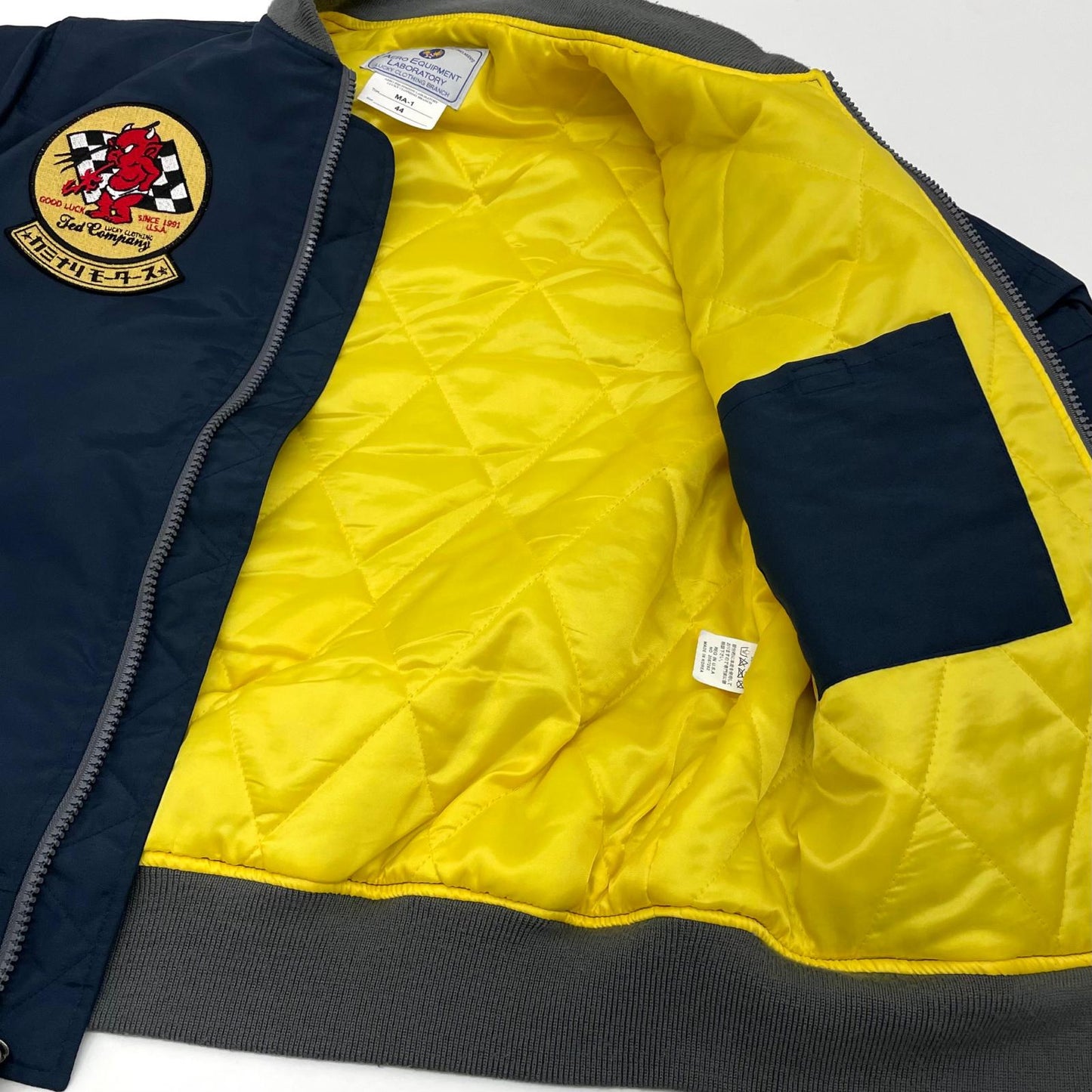 【中古】TED COMPANY | テッドカンパニー MA-1 フライトジャケット ネイビー サイズ：44【尾張小牧店】