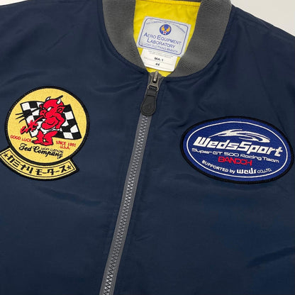 【中古】TED COMPANY | テッドカンパニー MA-1 フライトジャケット ネイビー サイズ：44【尾張小牧店】