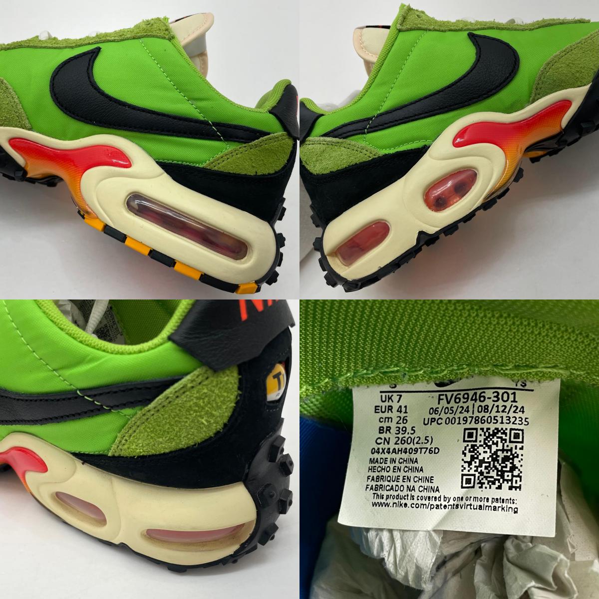 【中古】NIKE | ナイキ Air Max Waffle Racer SP "Action Green and Altitude Green"/エアマックス ワッフル レーサー SP "アクショングリーン アンド アルティチュードグリーン"　スニーカー 靴　FV6946-301 グリーン 26cm【尾張小牧店】