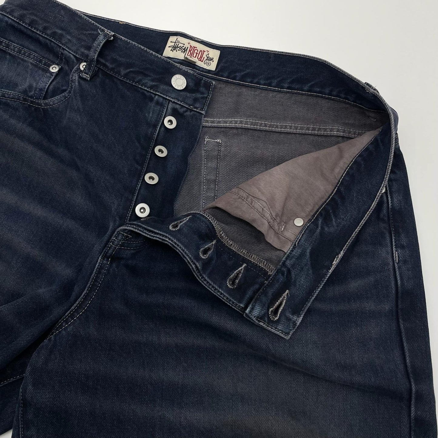 【中古】STUSSY | ステューシー　24AW Big Ol Jeans VIntage Wash Denim デニムパンツ ブルー サイズ：34【尾張小牧店】