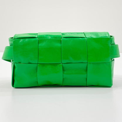 【中古】BOTTEGA VENETA | ボッテガヴェネタ ボディバッグ ウエストポーチ 651053 グリーン【尾張小牧店】